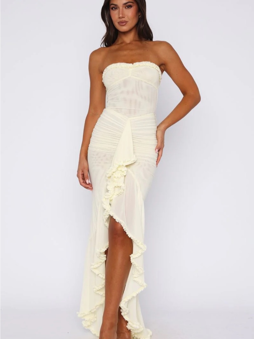Still Got It Maxi Dress in Lemon